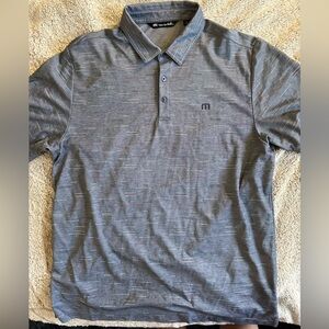 Travis Mathew gray men’s polo